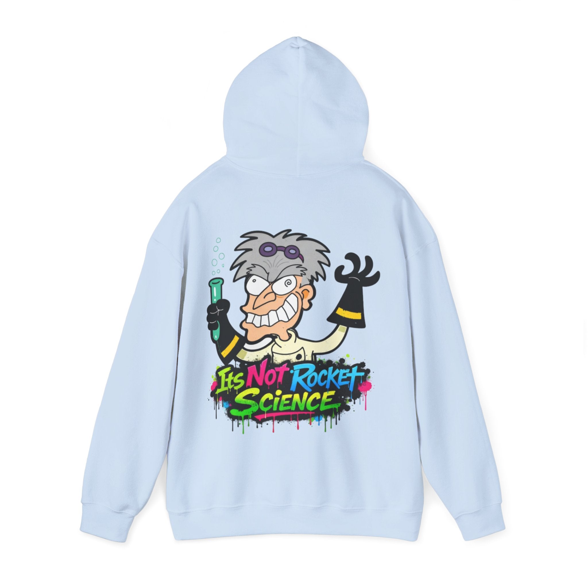 Mad Scientist Adult Hoodie — "It's Not Rocket Science" Graphic Pullover