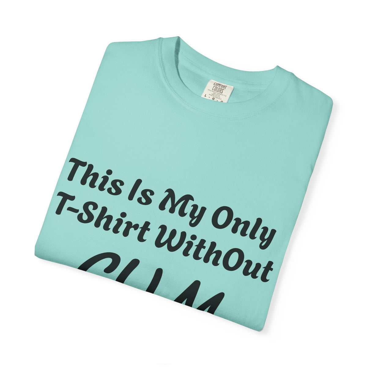 Provocative Graphic Adult T-Shirt - "This Is My Only T-Shirt Without CUM On It"