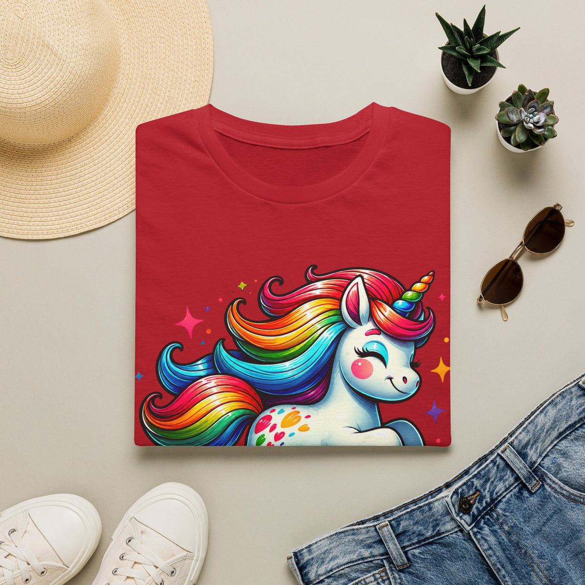 Funny Unicorn Chaser Adult T-Shirt — Rainbow Magical Unicorn Tee
