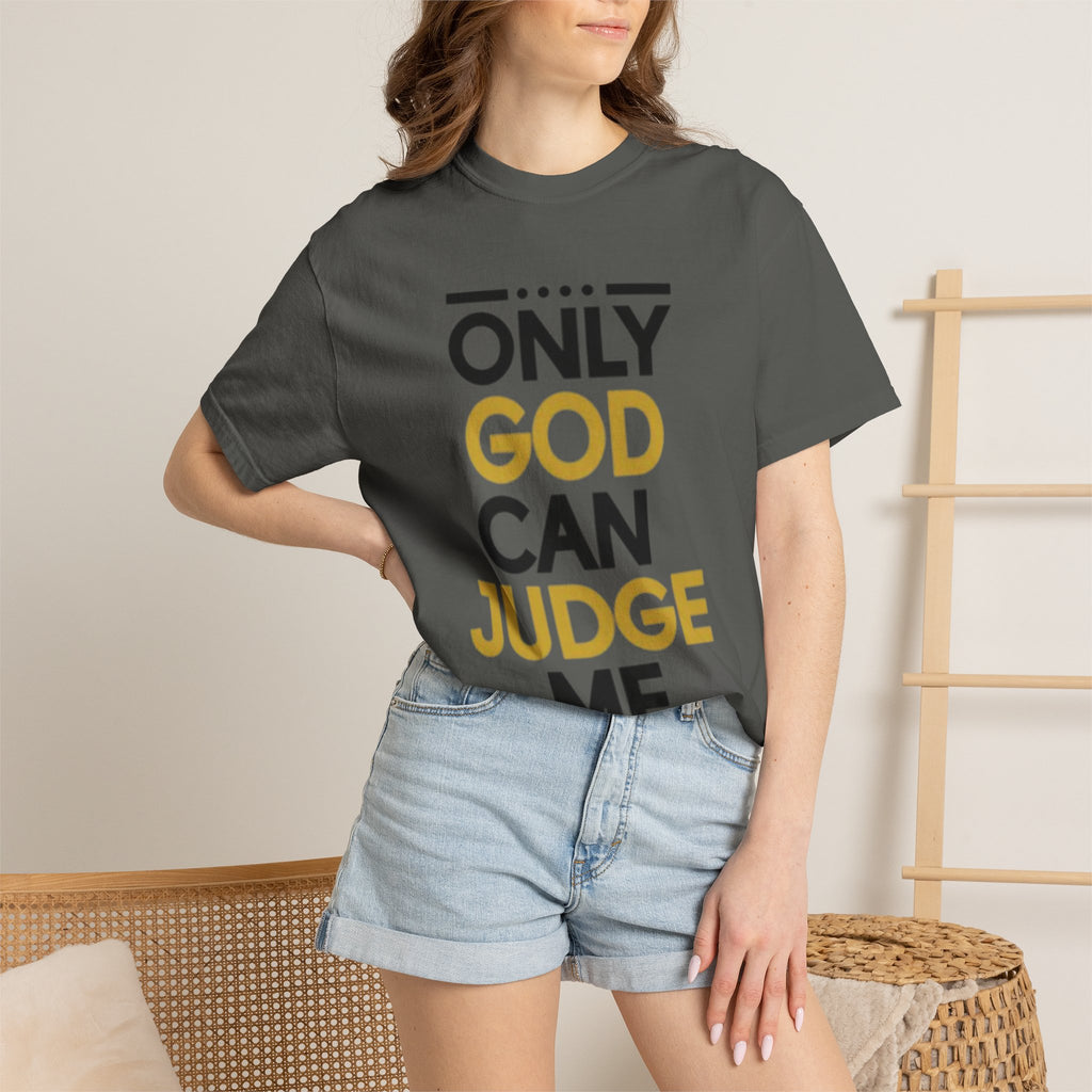 Only God Can Judge Me T-Shirt — Bold Faith Graphic Adult Tee