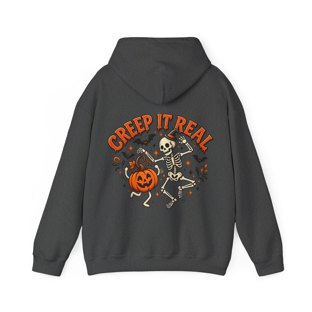 Halloween Skeleton 'Creep It Real' Adult Hoodie