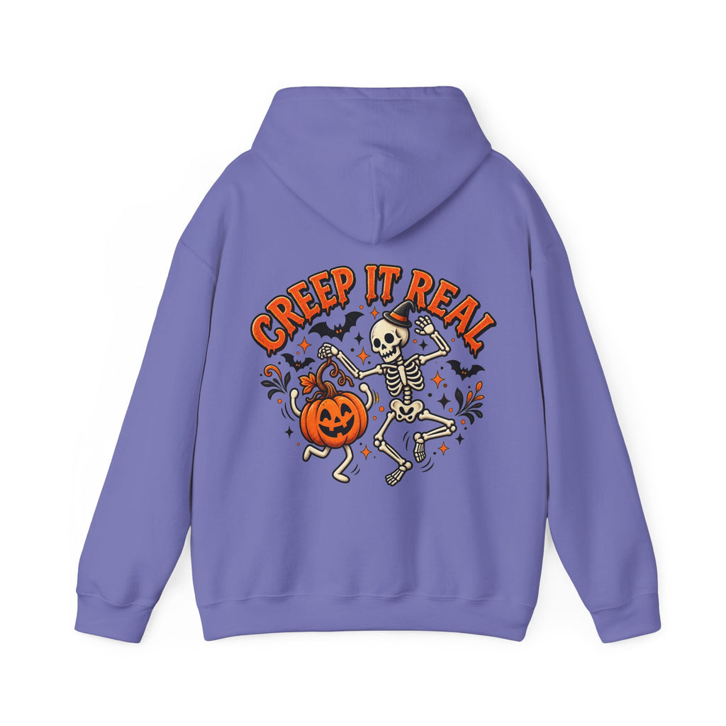 Halloween Skeleton 'Creep It Real' Adult Hoodie