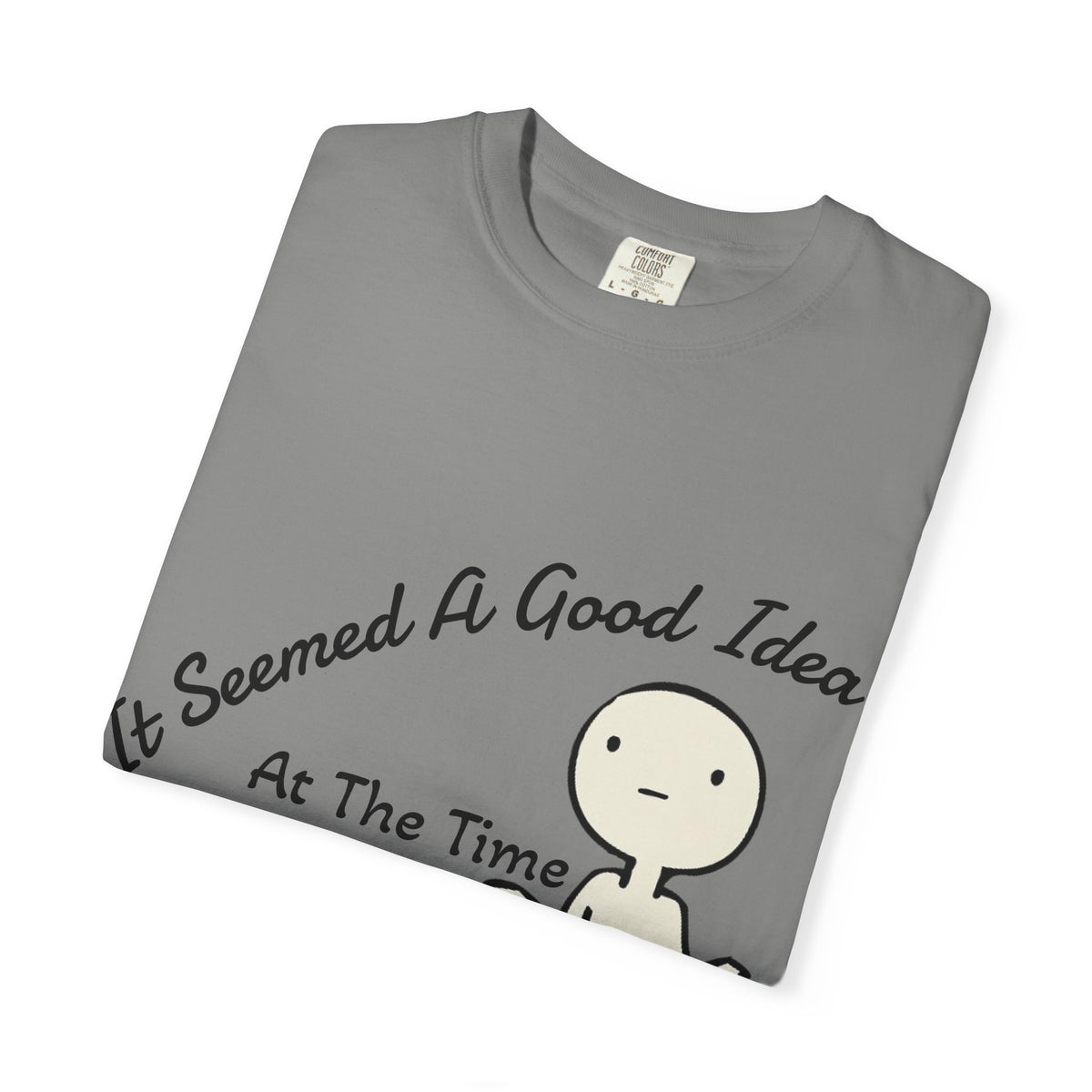 It Seemed A Good Idea At The Time Adult T-Shirt