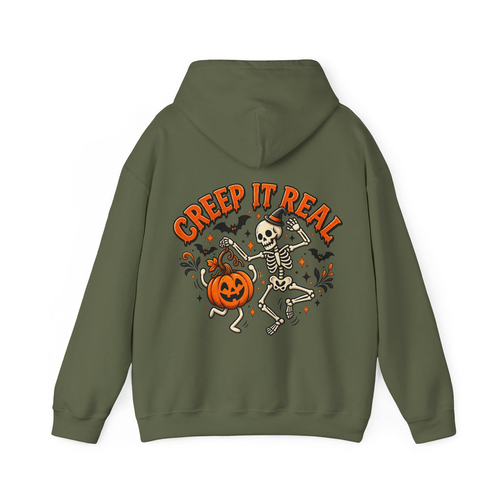 Halloween Skeleton 'Creep It Real' Adult Hoodie