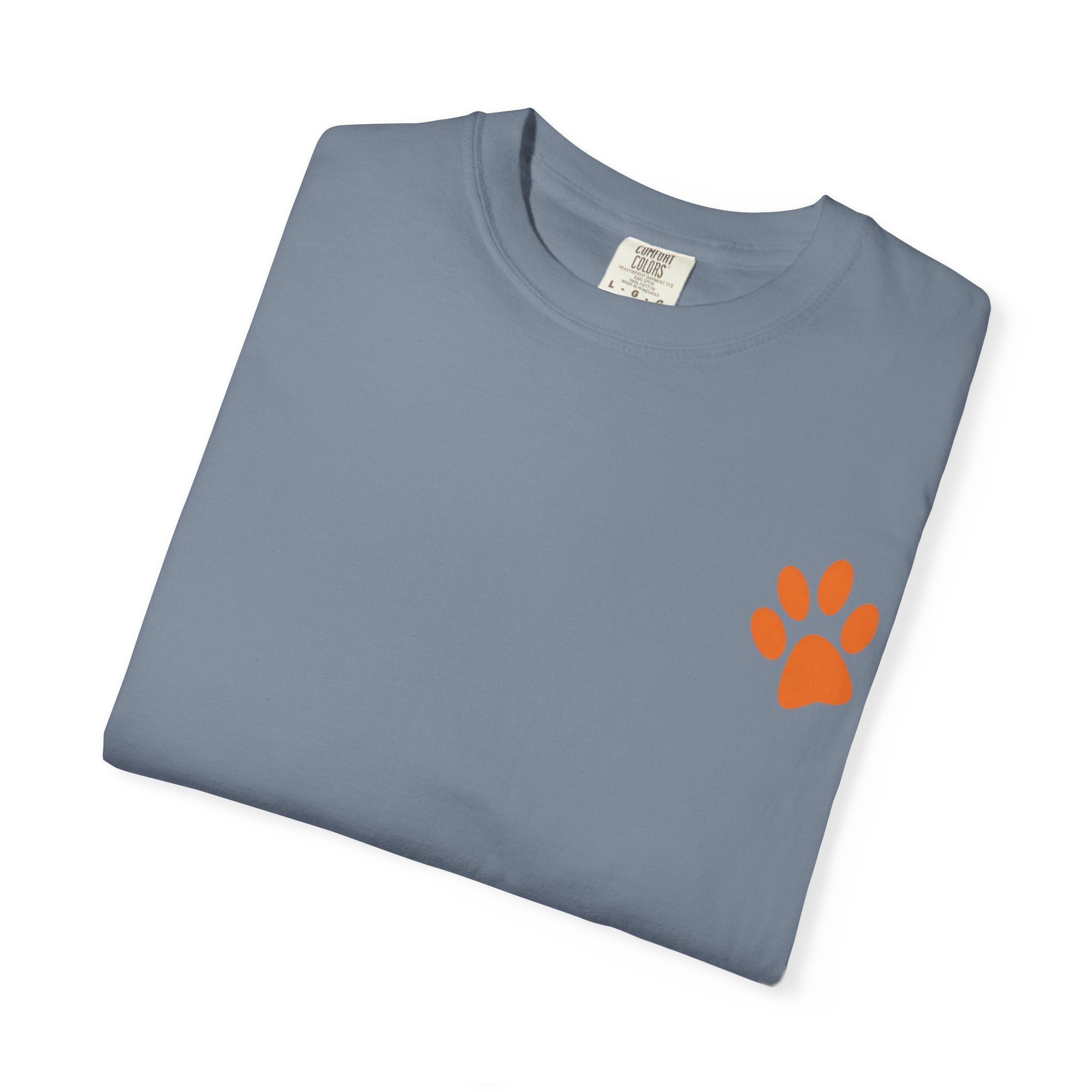 Bad Hair Day Puppy Adult T-Shirt | Paw Print Graphic