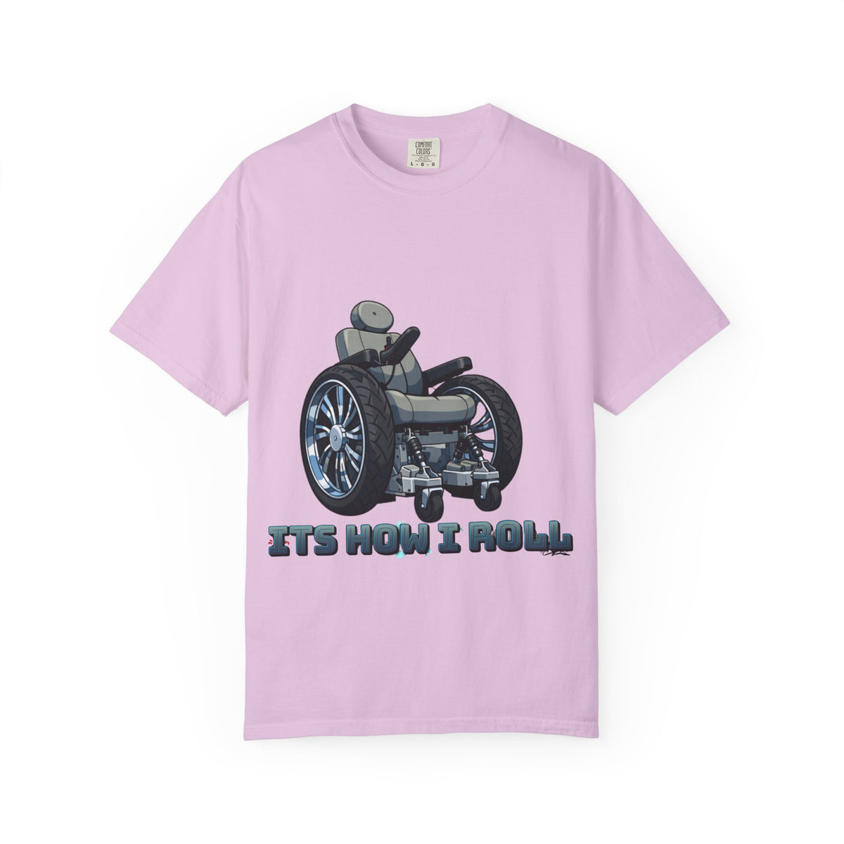 Adult T-Shirt — 'It's How I Roll' Wheelchair Graphic Tee