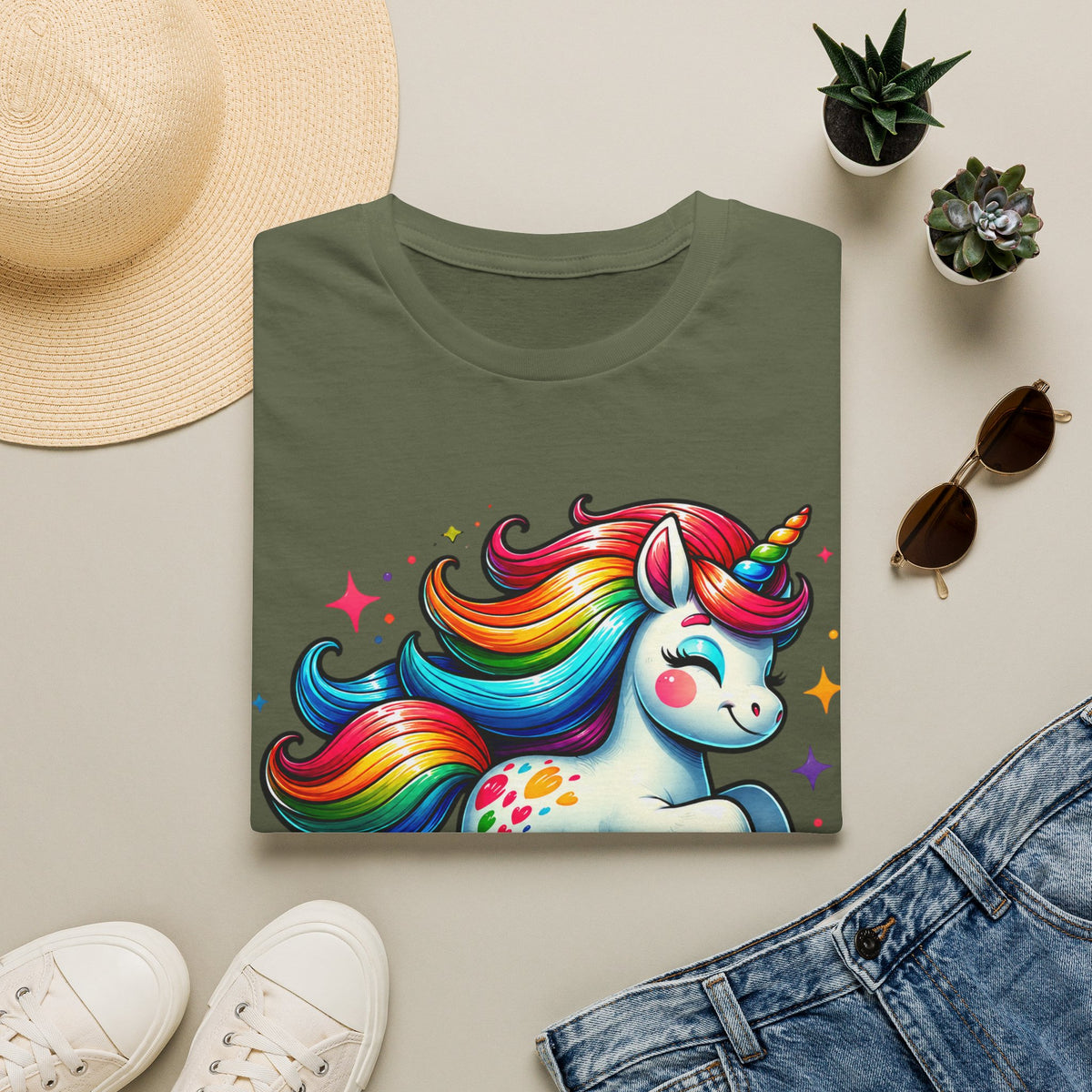 Funny Unicorn Chaser Adult T-Shirt — Rainbow Magical Unicorn Tee