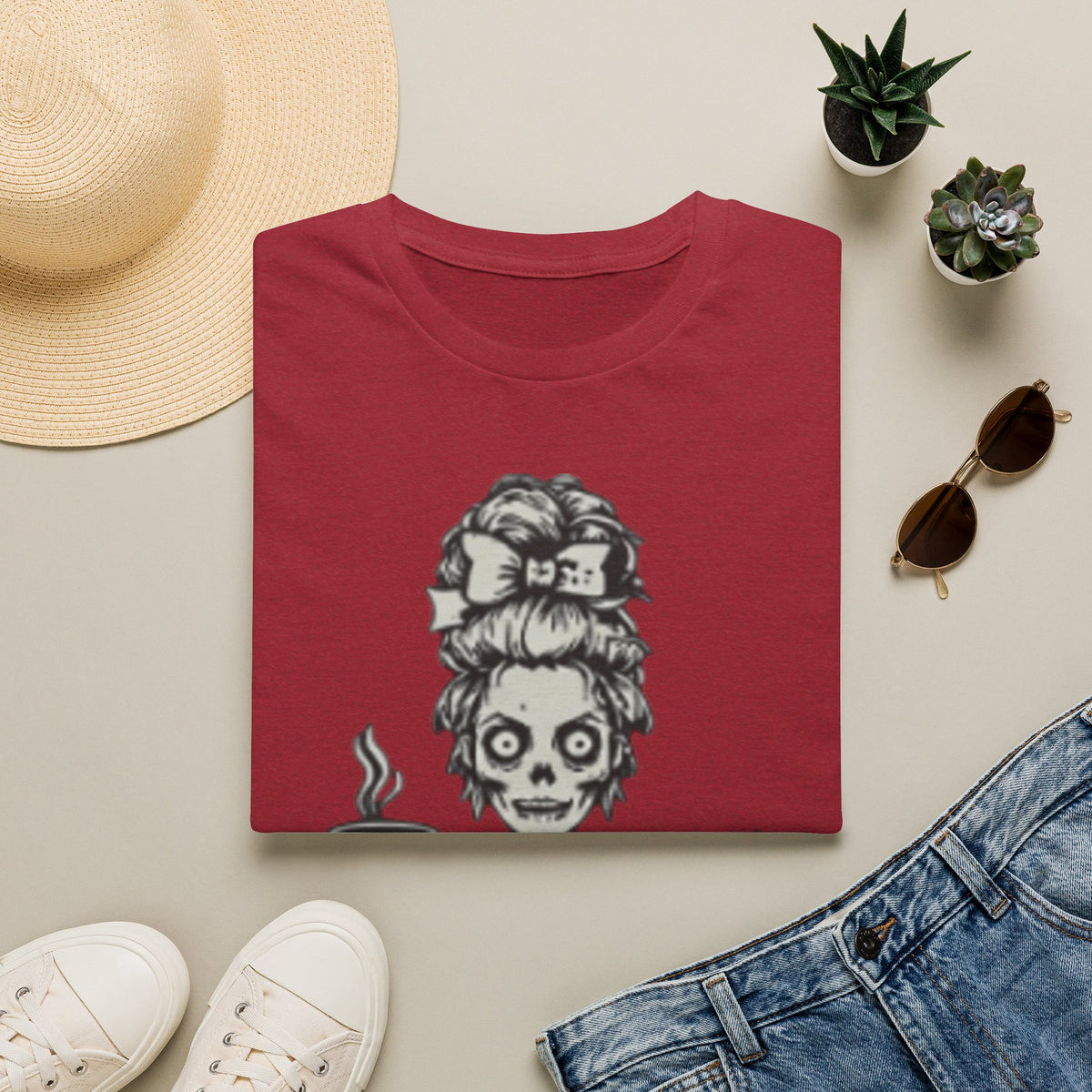 Mombie Adult T-Shirt — Cute Spooky Mom Graphic Tee ("Mommy")