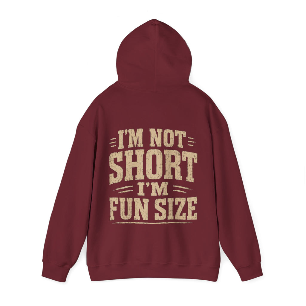 Adult Hoodie — “I’m Not Short I’m Fun Size” Funny Graphic Pullover