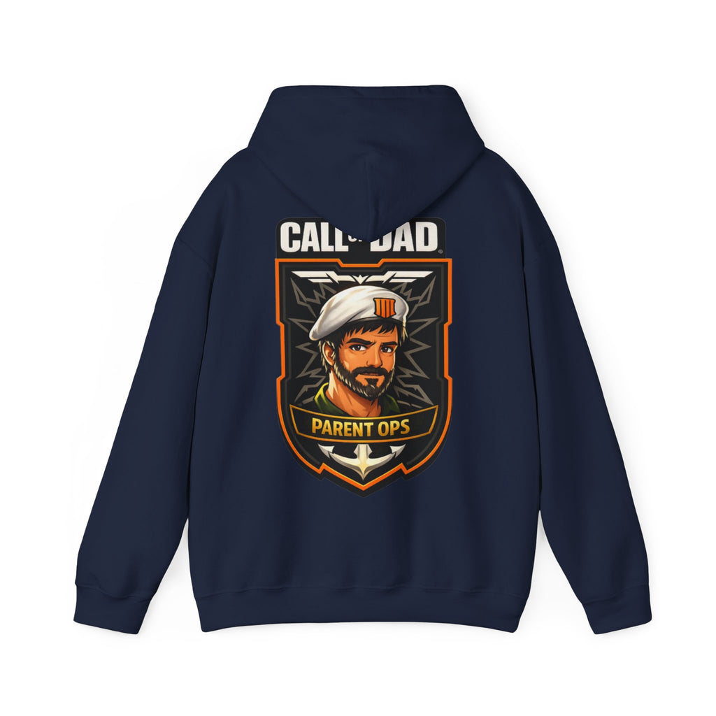 Adult Hoodie - "Call of Dad: Parent Ops" Tactical Gamer Hooded Sweatshirt