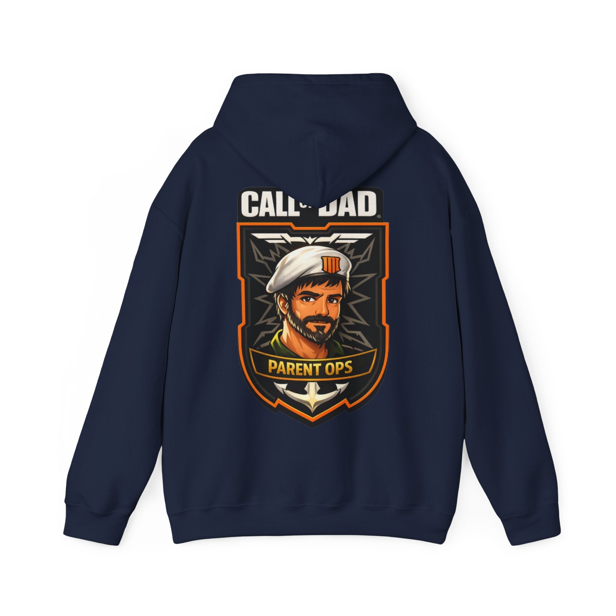 Adult Hoodie - "Call of Dad: Parent Ops" Tactical Gamer Hooded Sweatshirt