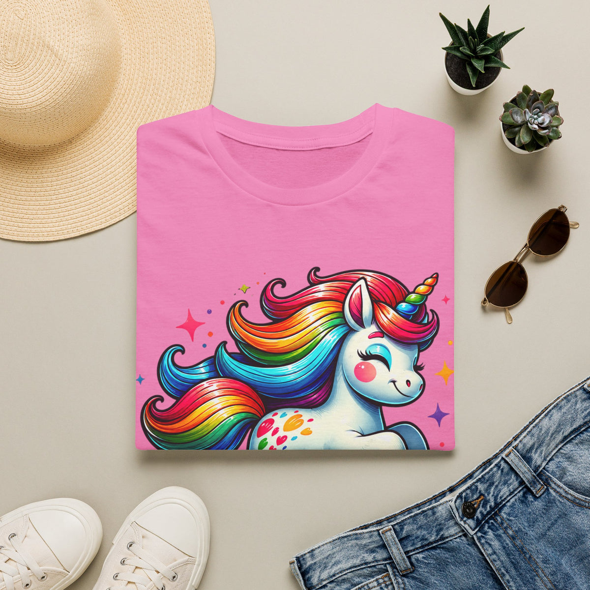 Funny Unicorn Chaser Adult T-Shirt — Rainbow Magical Unicorn Tee