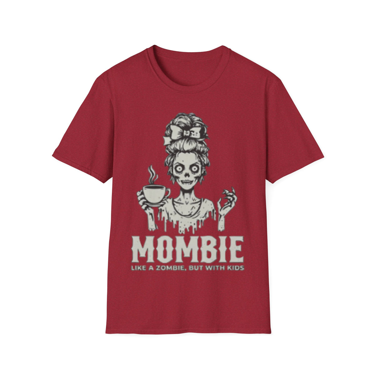 Mombie Adult T-Shirt — Cute Spooky Mom Graphic Tee ("Mommy")