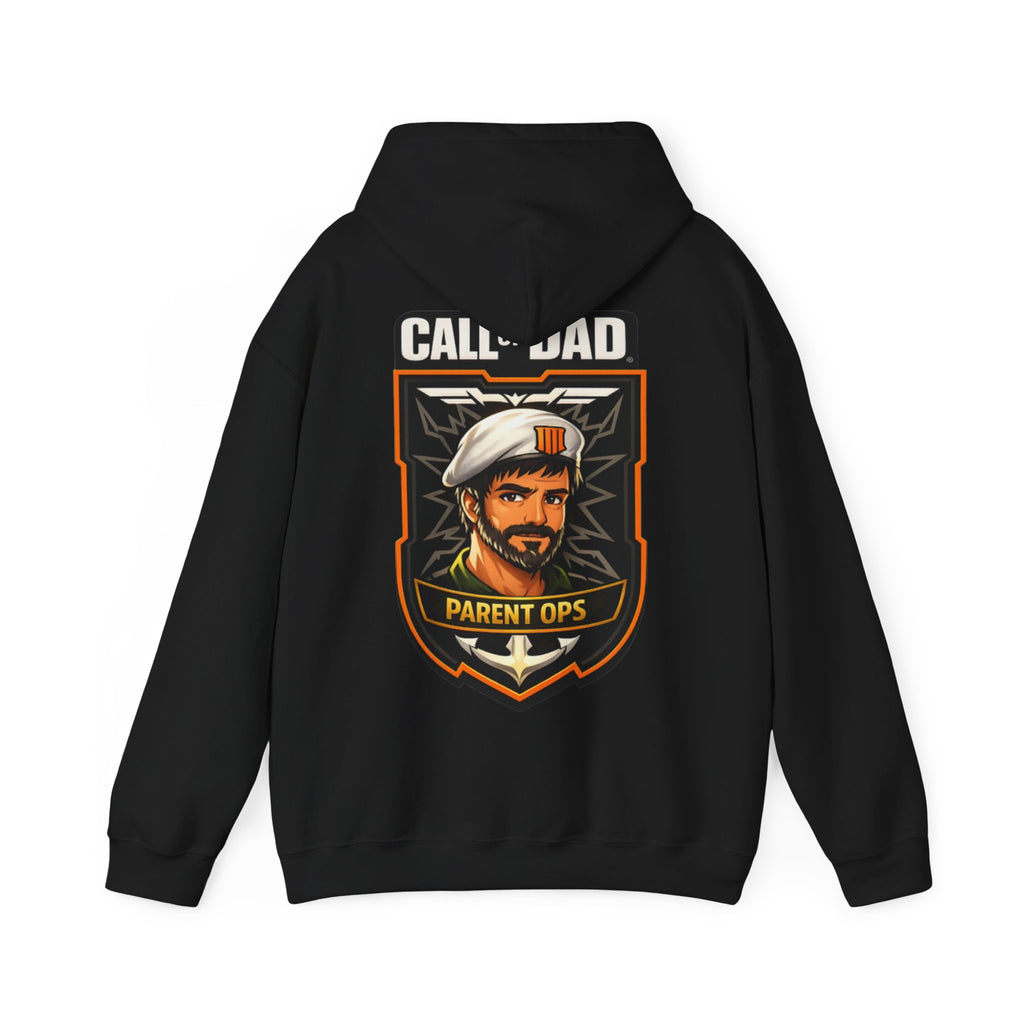 Adult Hoodie - "Call of Dad: Parent Ops" Tactical Gamer Hooded Sweatshirt