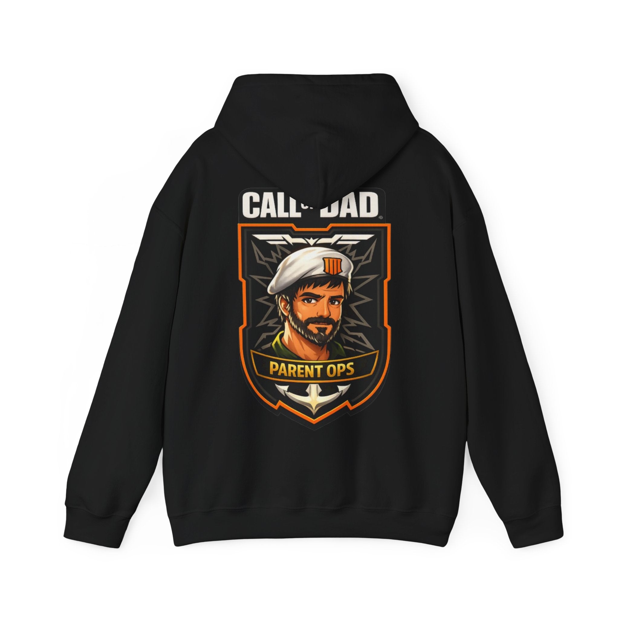 Adult Hoodie - "Call of Dad: Parent Ops" Tactical Gamer Hooded Sweatshirt