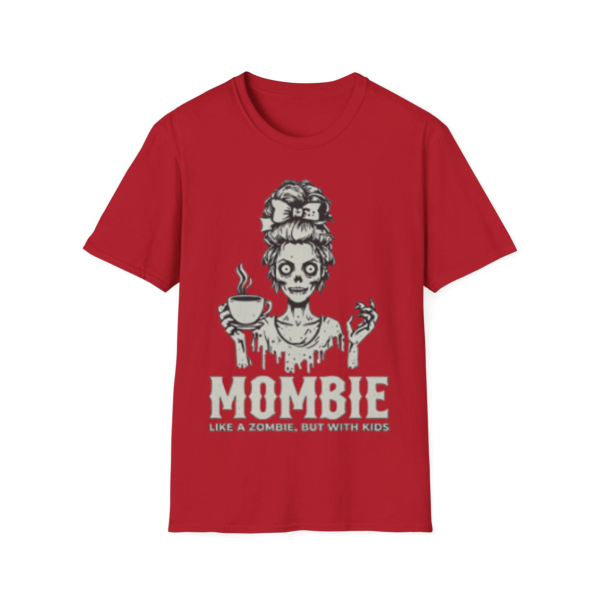Mombie Adult T-Shirt — Cute Spooky Mom Graphic Tee ("Mommy")