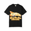 Dog Lover Adult T-Shirt — “Sorry I’m Late, I Saw a Dog” Graphic Tee