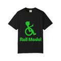 Roll Model Wheelchair Adult T-Shirt — Inclusive Disability Pride Tee