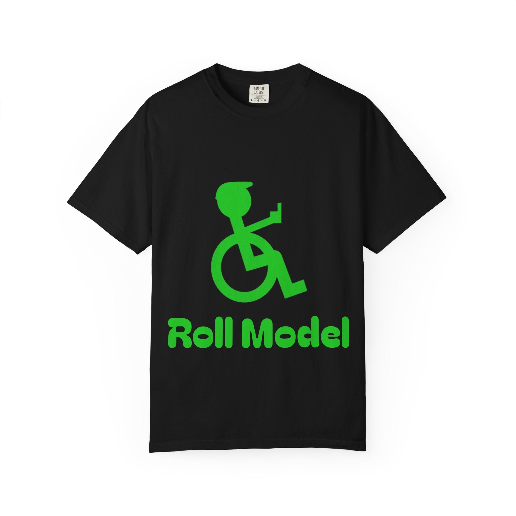 Roll Model Wheelchair Adult T-Shirt — Inclusive Disability Pride Tee
