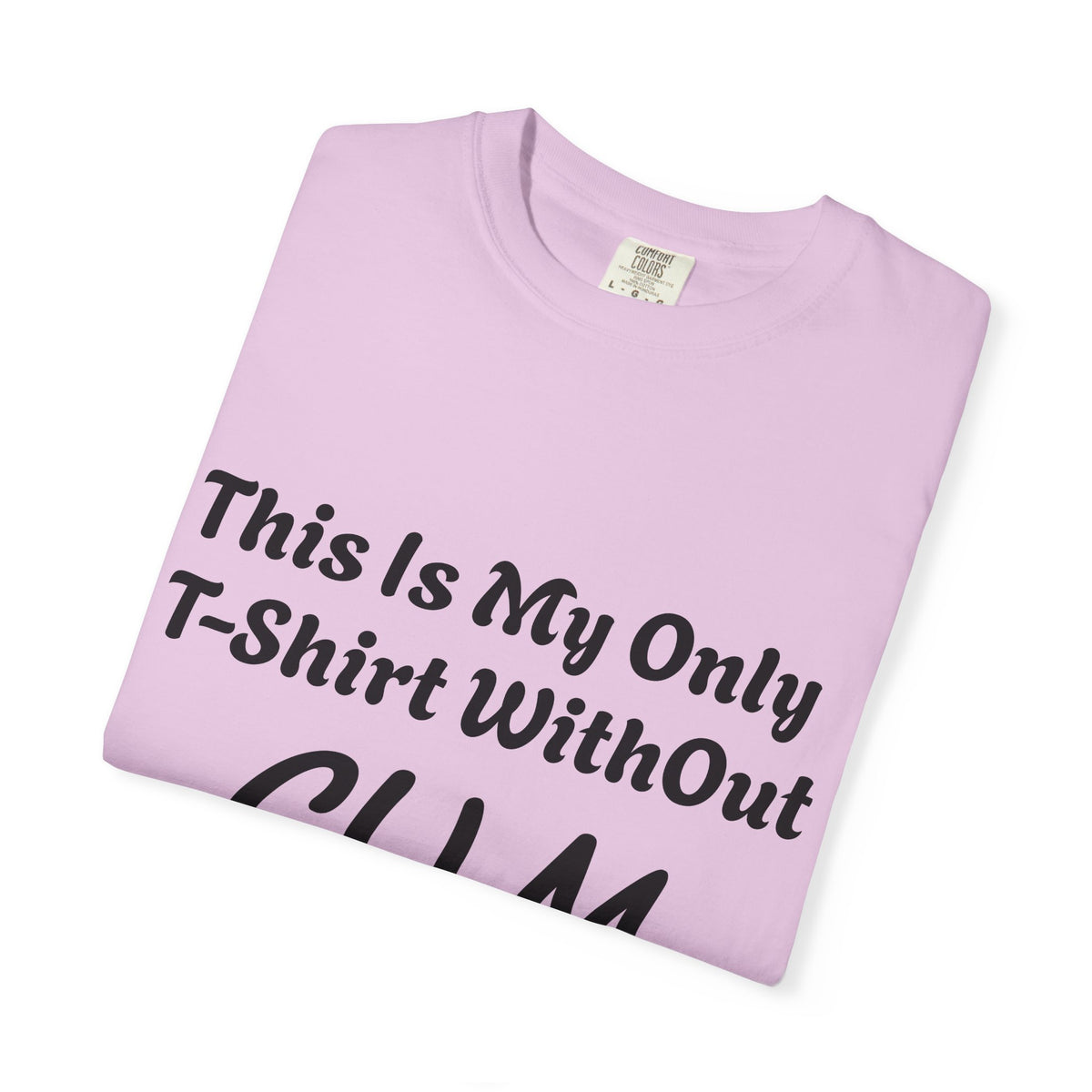 Provocative Graphic Adult T-Shirt - "This Is My Only T-Shirt Without CUM On It"