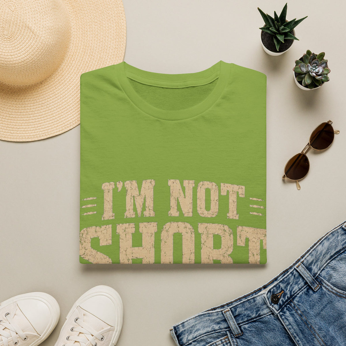 Adult T-Shirt — “I’m Not Short, I’m Fun Size” Funny Graphic Tee