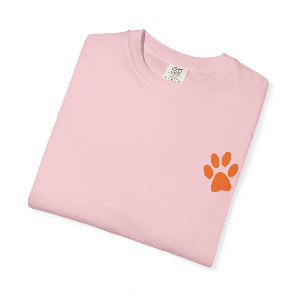 Bad Hair Day Puppy Adult T-Shirt | Paw Print Graphic