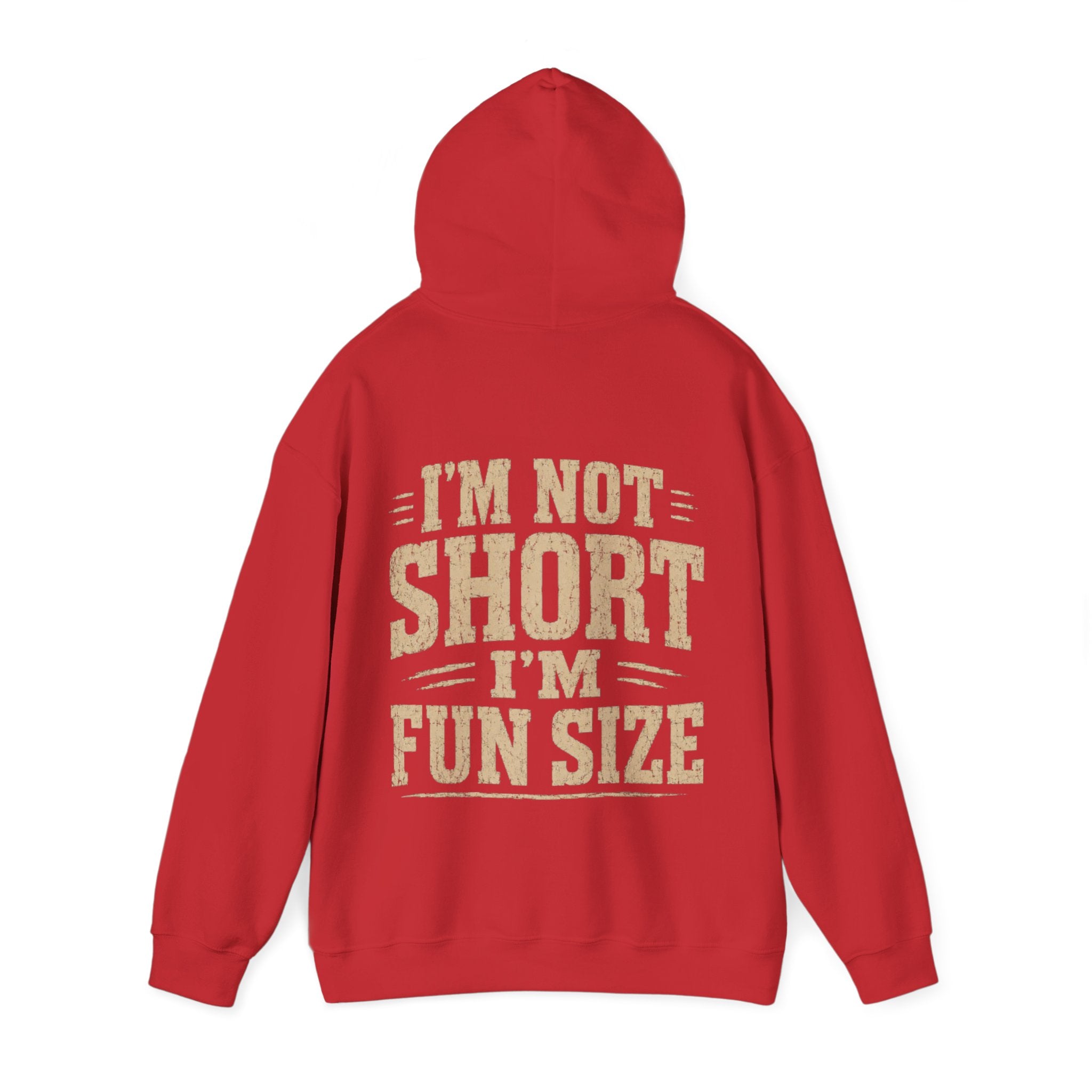Adult Hoodie — “I’m Not Short I’m Fun Size” Funny Graphic Pullover