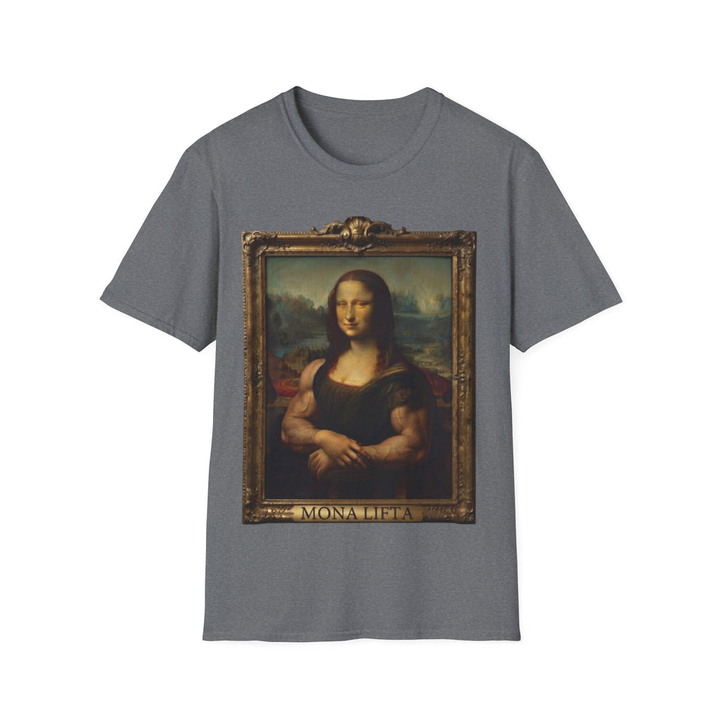 Mona Lisa Portrait Adult T-Shirt — Classic Renaissance Art Tee
