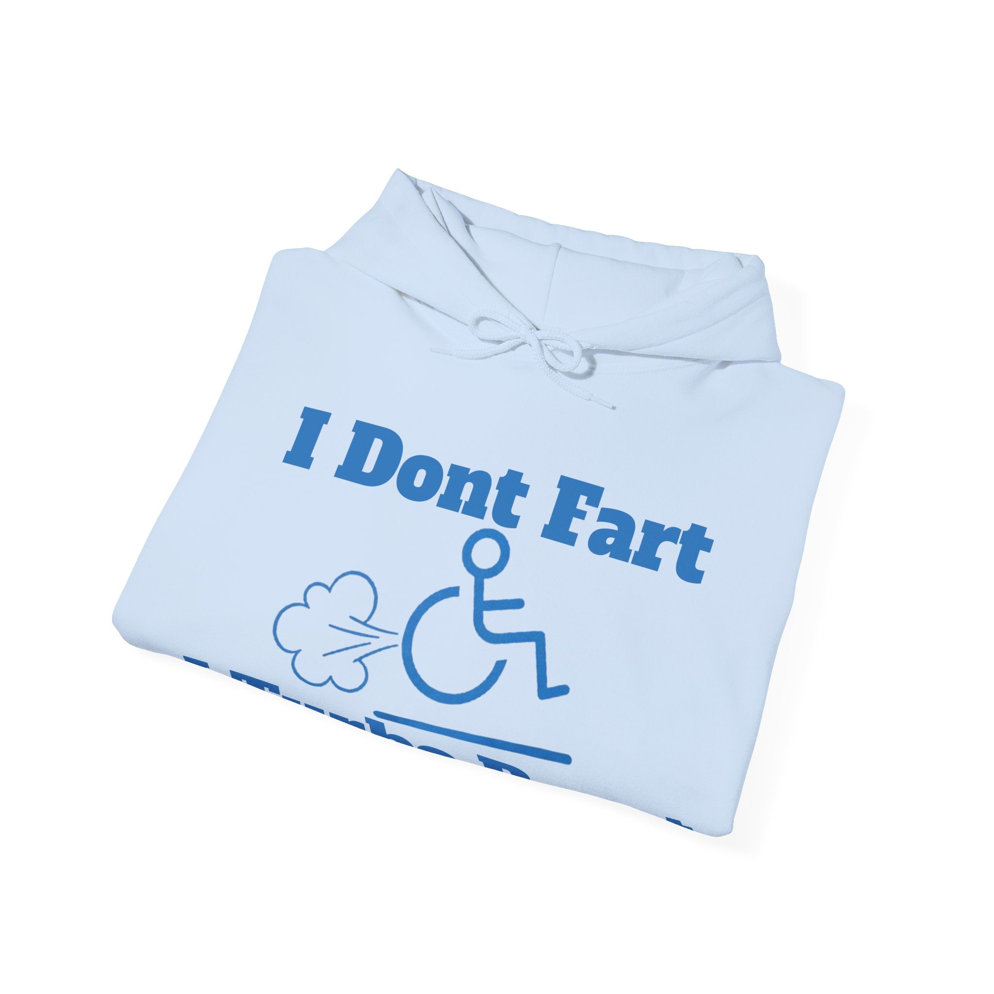Adult Hoodie - "I Don't Fart, I Turbo Boost" Funny Wheelchair Pride Pullover