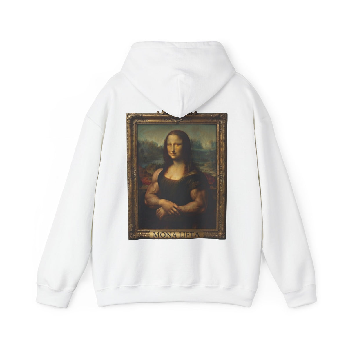 Mona Lisa Adult Hoodie – Classic Renaissance Art Print Pullover