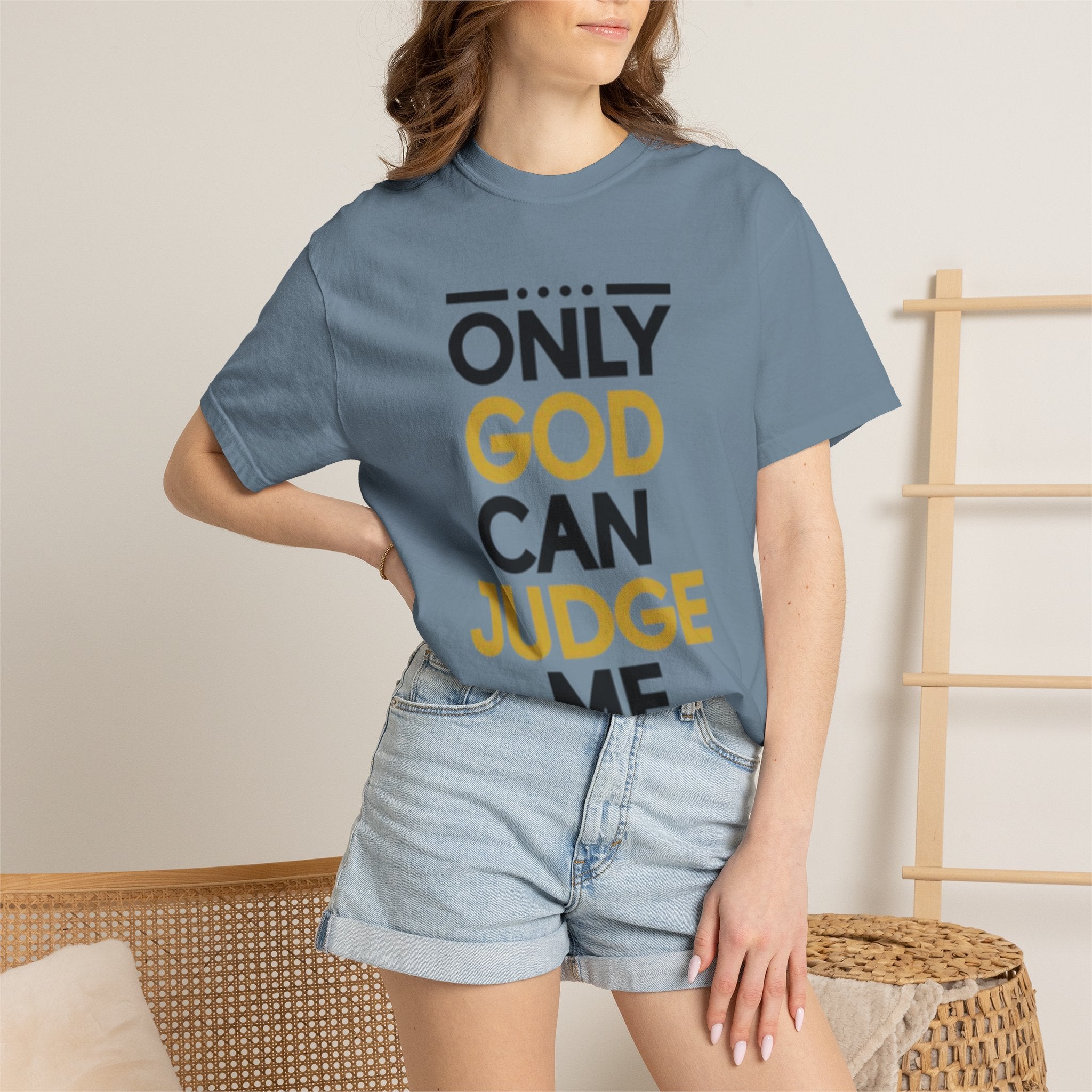 Only God Can Judge Me T-Shirt — Bold Faith Graphic Adult Tee