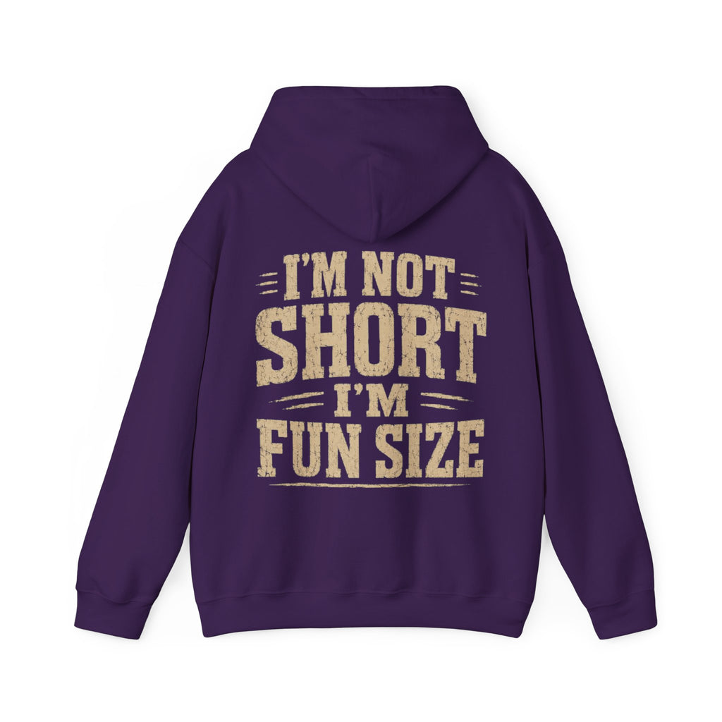 Adult Hoodie — “I’m Not Short I’m Fun Size” Funny Graphic Pullover