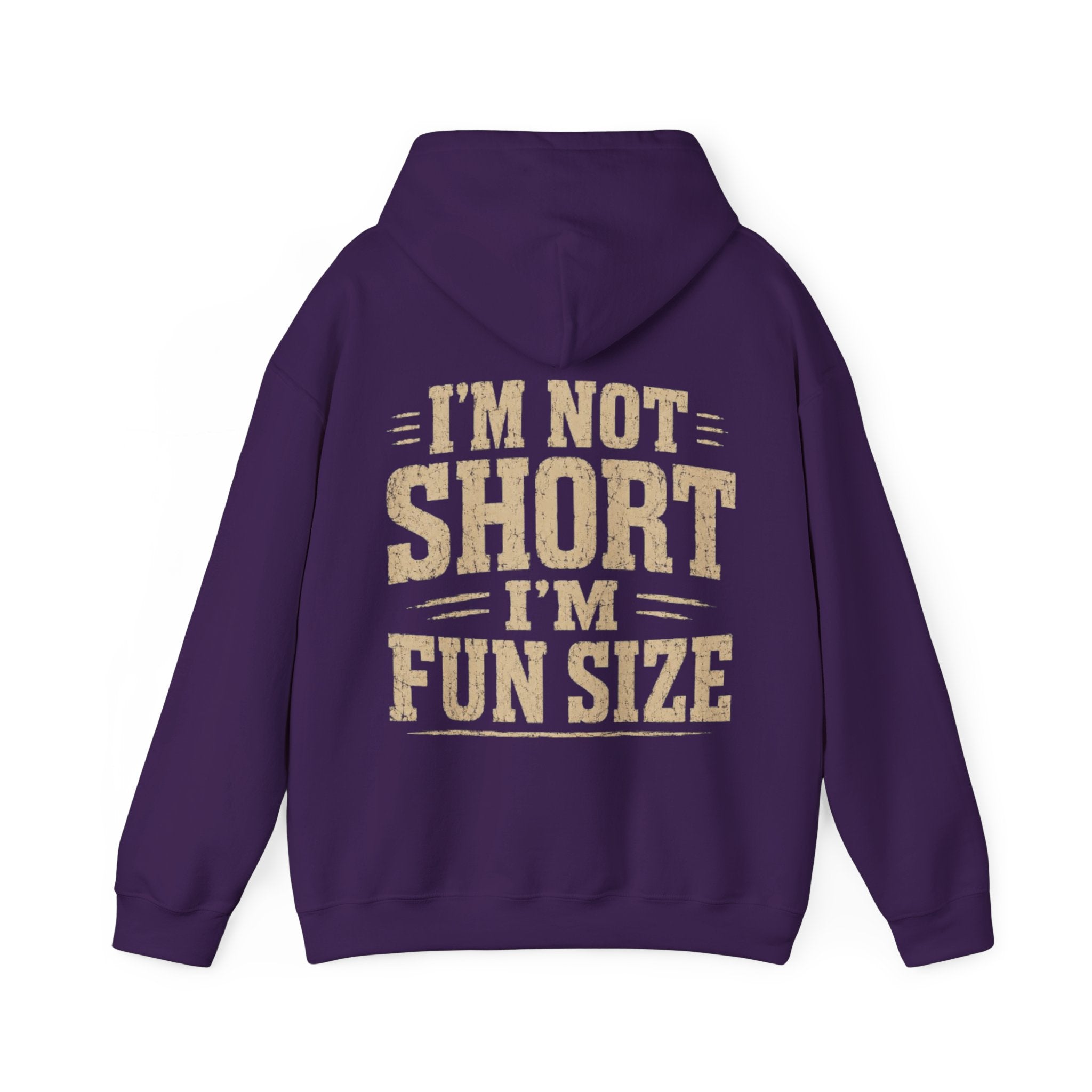 Adult Hoodie — “I’m Not Short I’m Fun Size” Funny Graphic Pullover