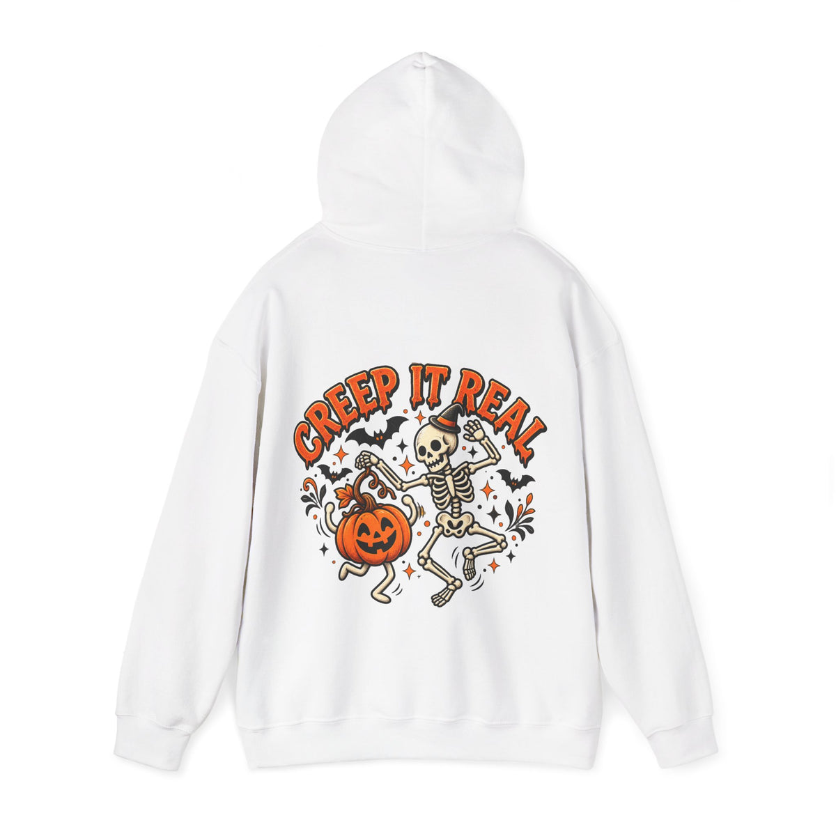 Halloween Skeleton 'Creep It Real' Adult Hoodie