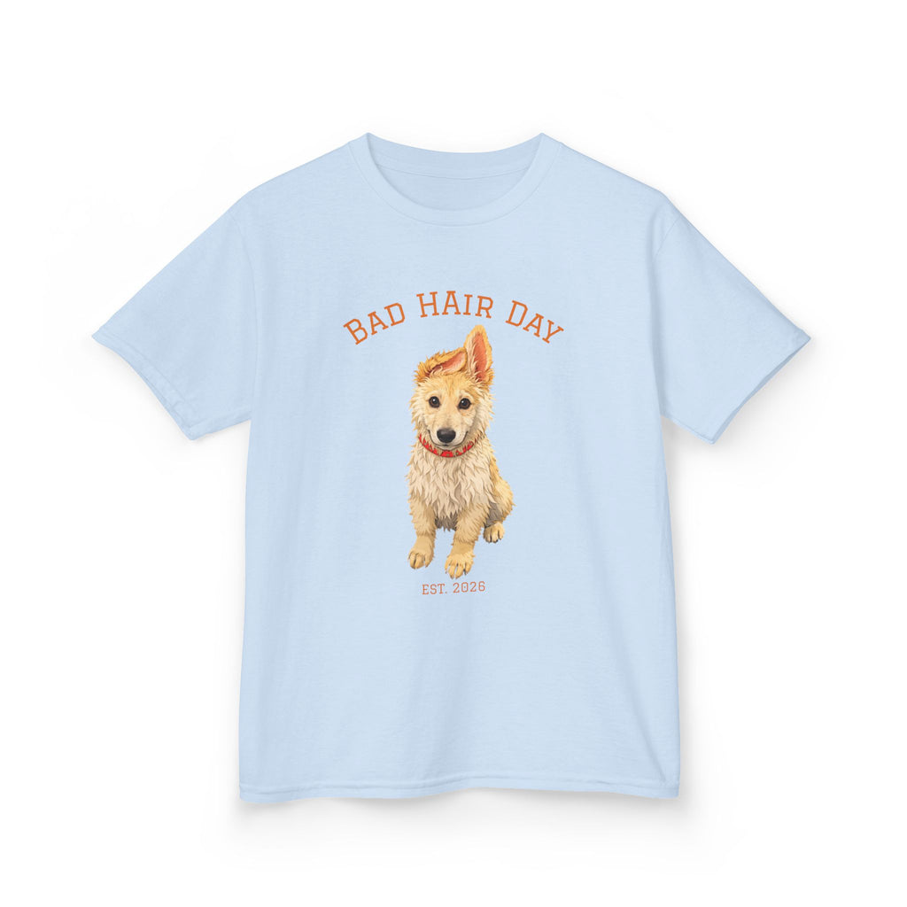 Bad Hair Day Puppy Tee | Tyra Illustration Kids T-Shirt
