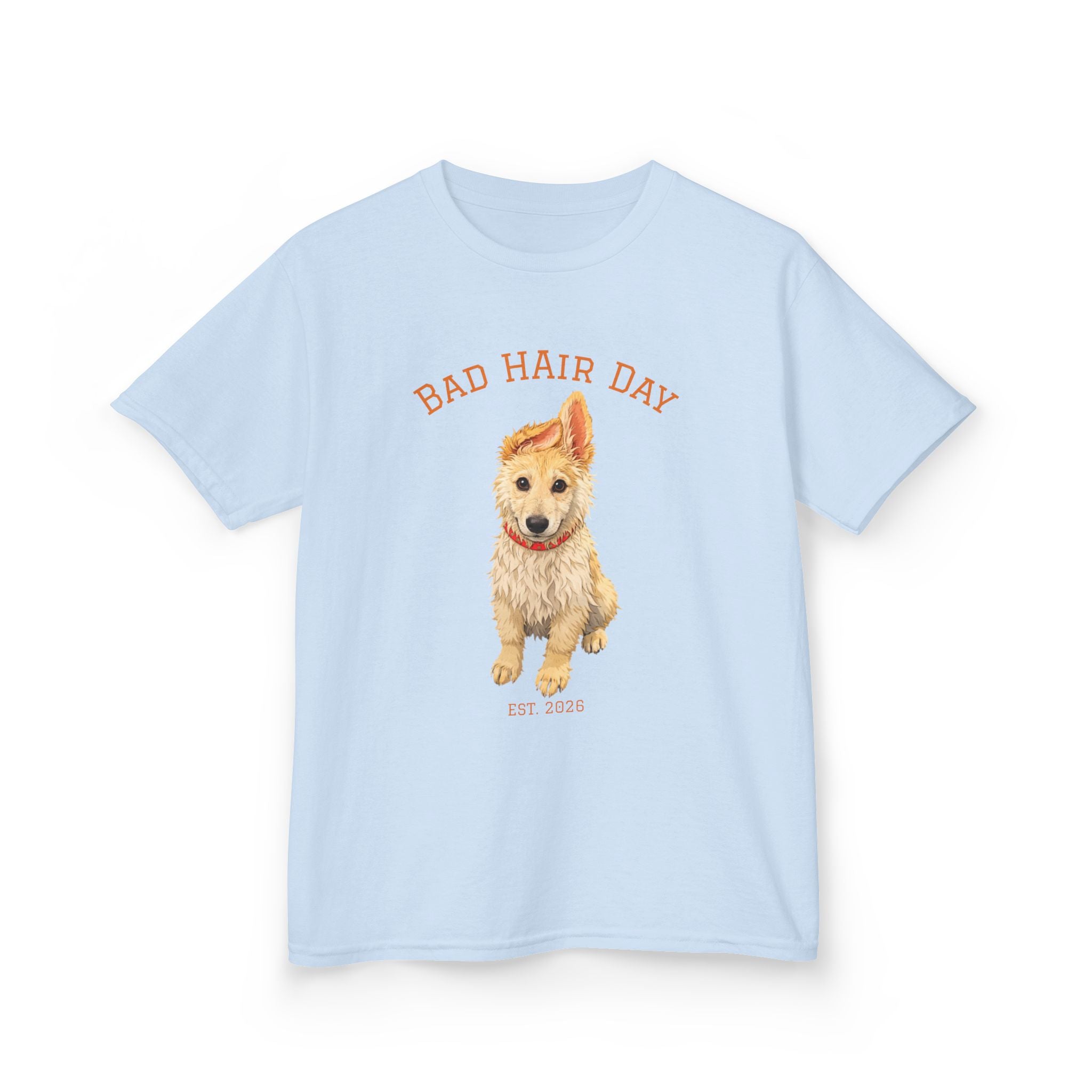 Bad Hair Day Puppy Tee | Tyra Illustration Kids T-Shirt