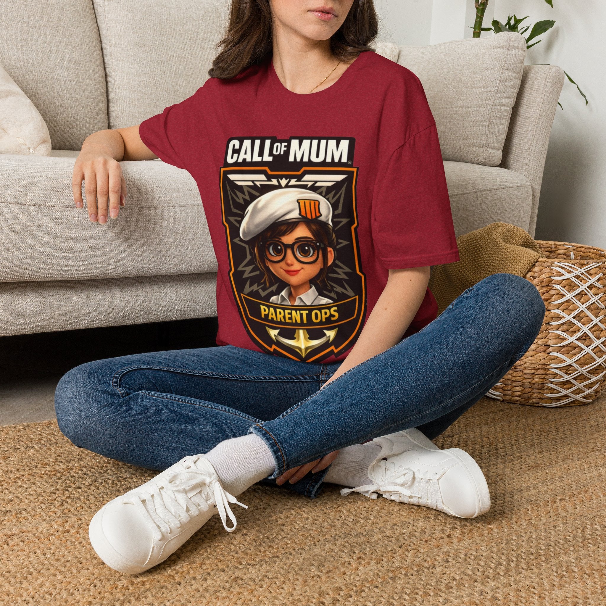 Call of Mum Adult T-Shirt — Gamer Mom "Parent Ops" Graphic Tee