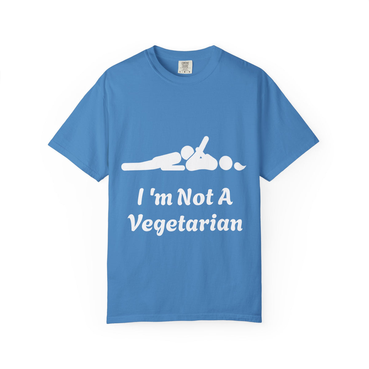 Adult T-Shirt — Funny " i'm Not a Vegetarian" Graphic Tee (Meat Lover Humor)