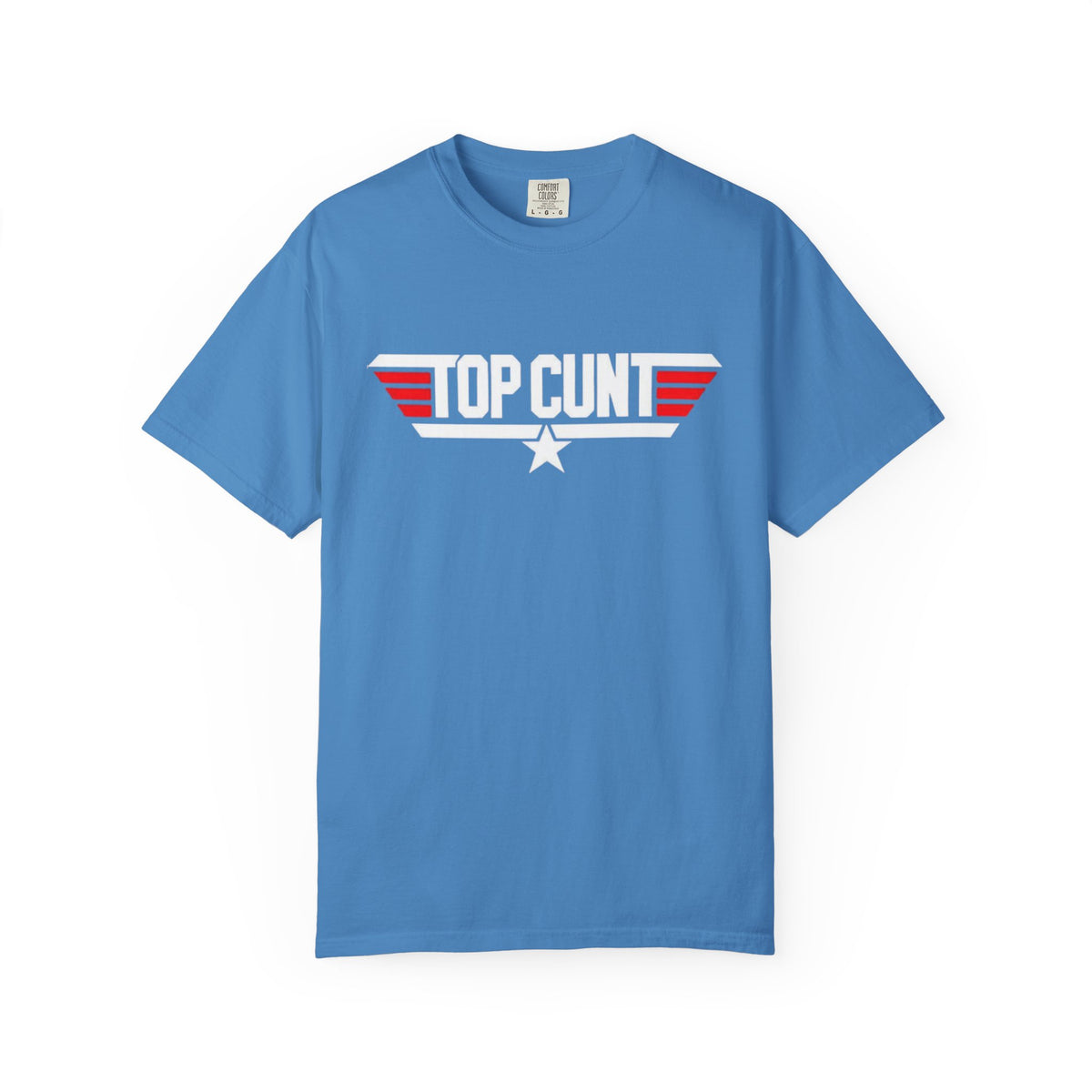 Top Cunt Graphic Adult T-Shirt — Retro Military-Inspired Statement Tee