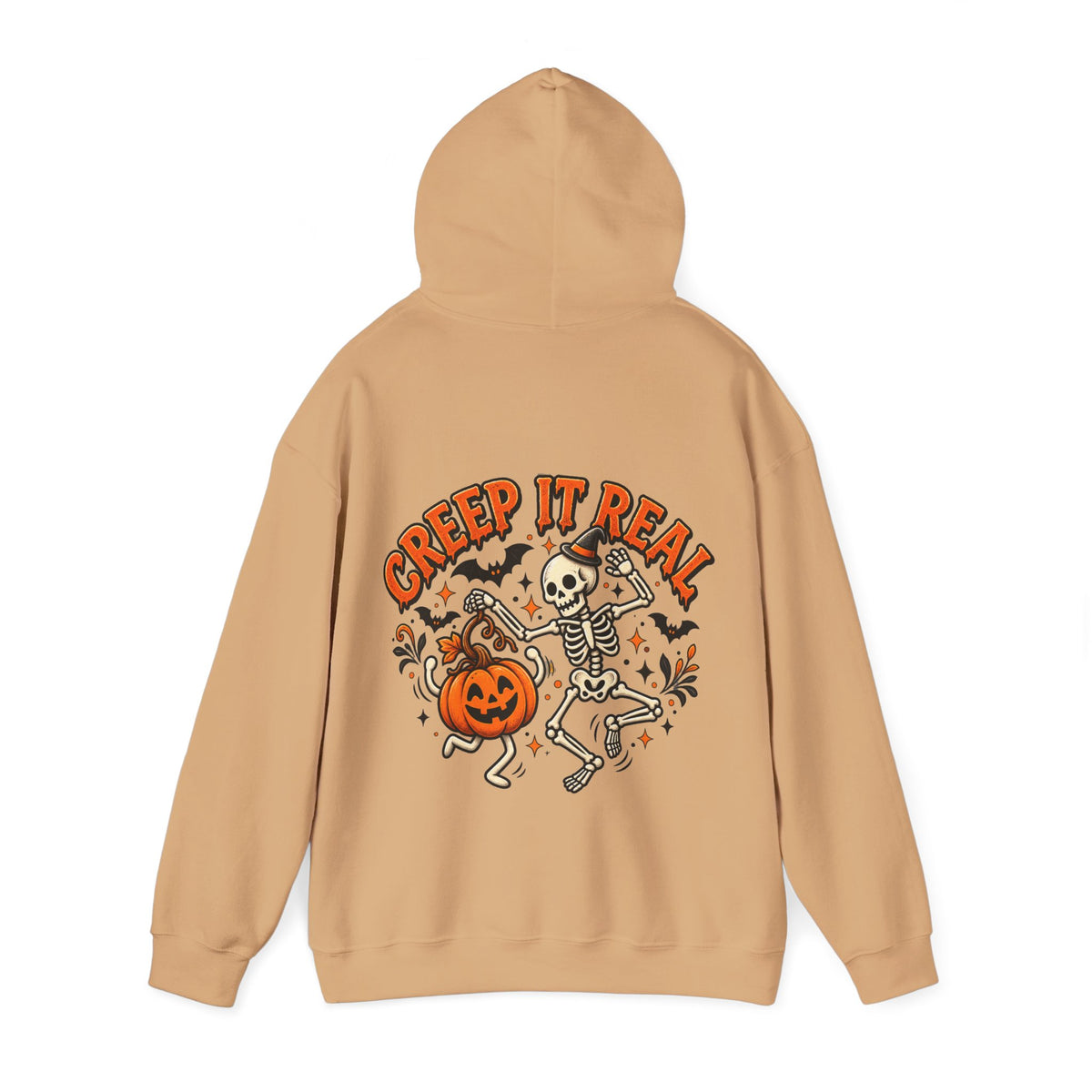 Halloween Skeleton 'Creep It Real' Adult Hoodie