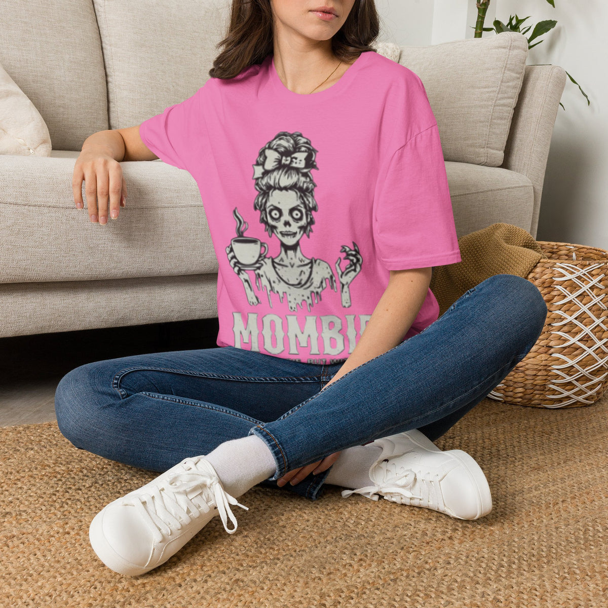 Mombie Adult T-Shirt — Cute Spooky Mom Graphic Tee ("Mommy")