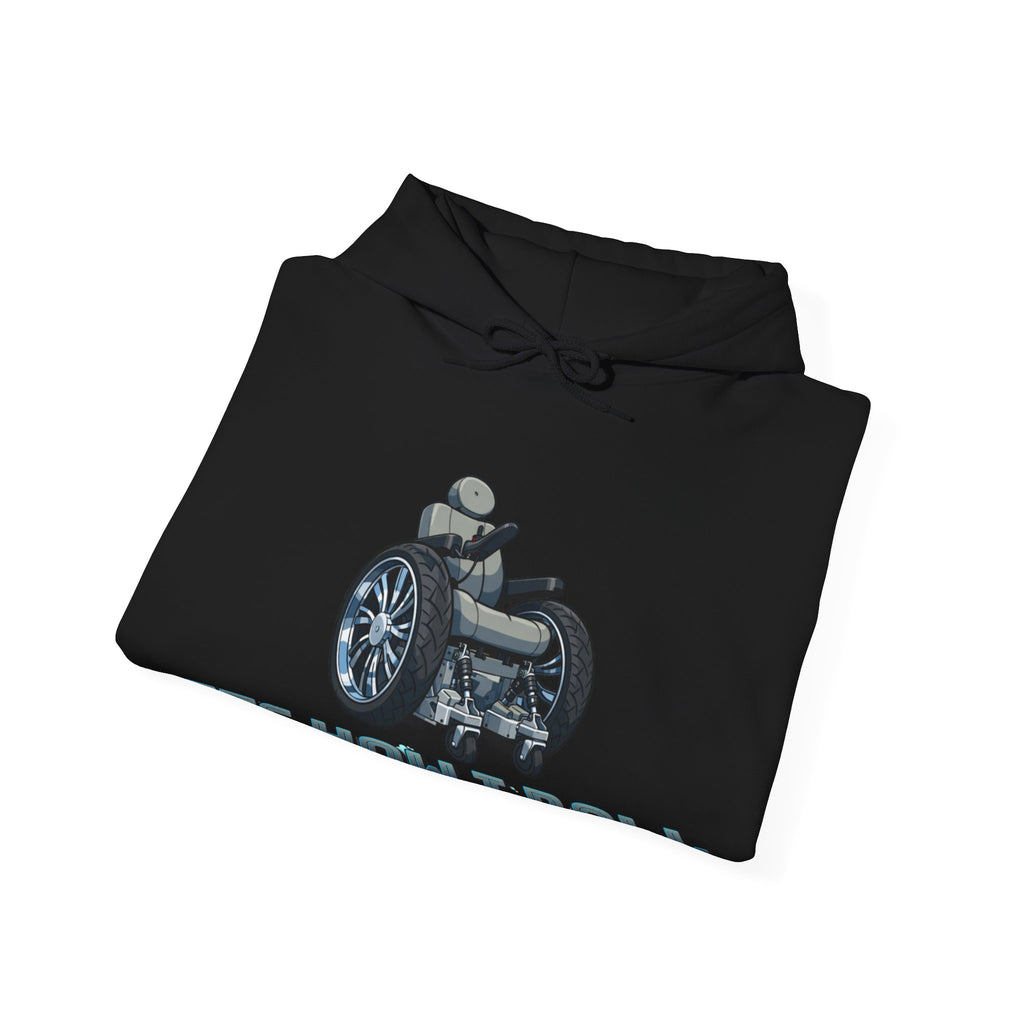 Adult Hoodie — 'It's How I Roll' Wheelchair Pride Graphic Hoodie