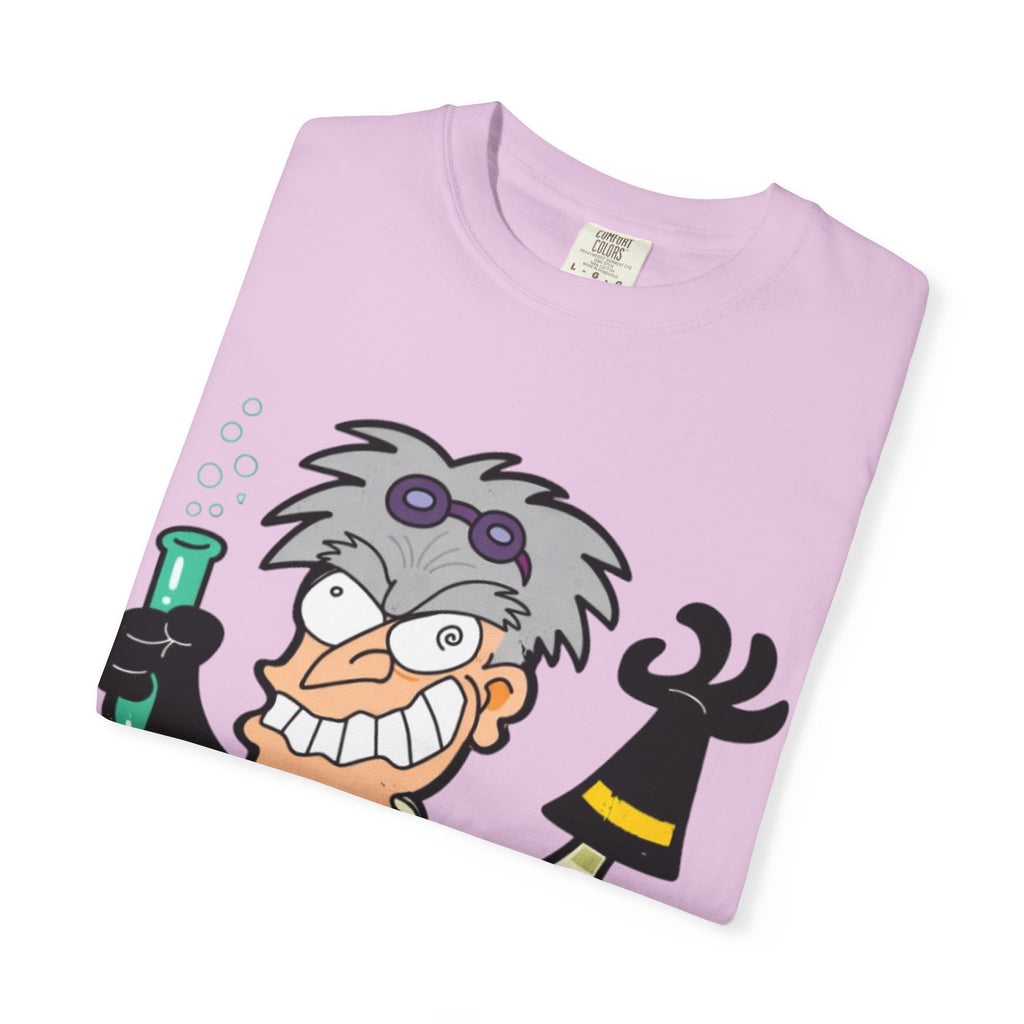 Science Cartoon  Adult T-Shirt — "It's Not Rocket Science" Lab Mad Scientist Tee