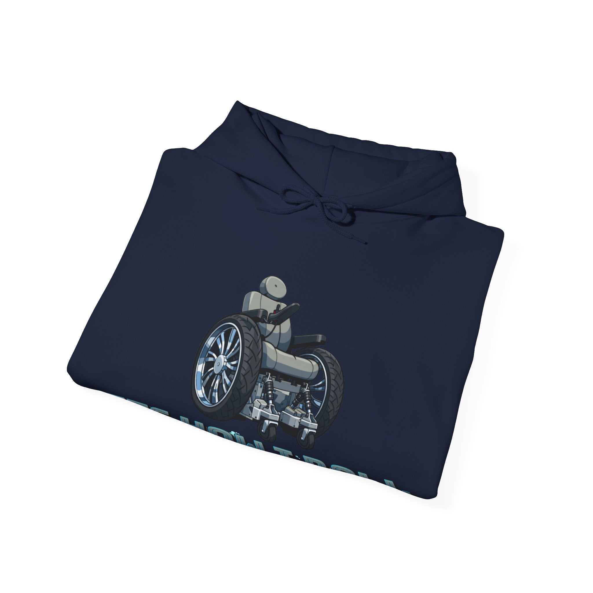 Adult Hoodie — 'It's How I Roll' Wheelchair Pride Graphic Hoodie