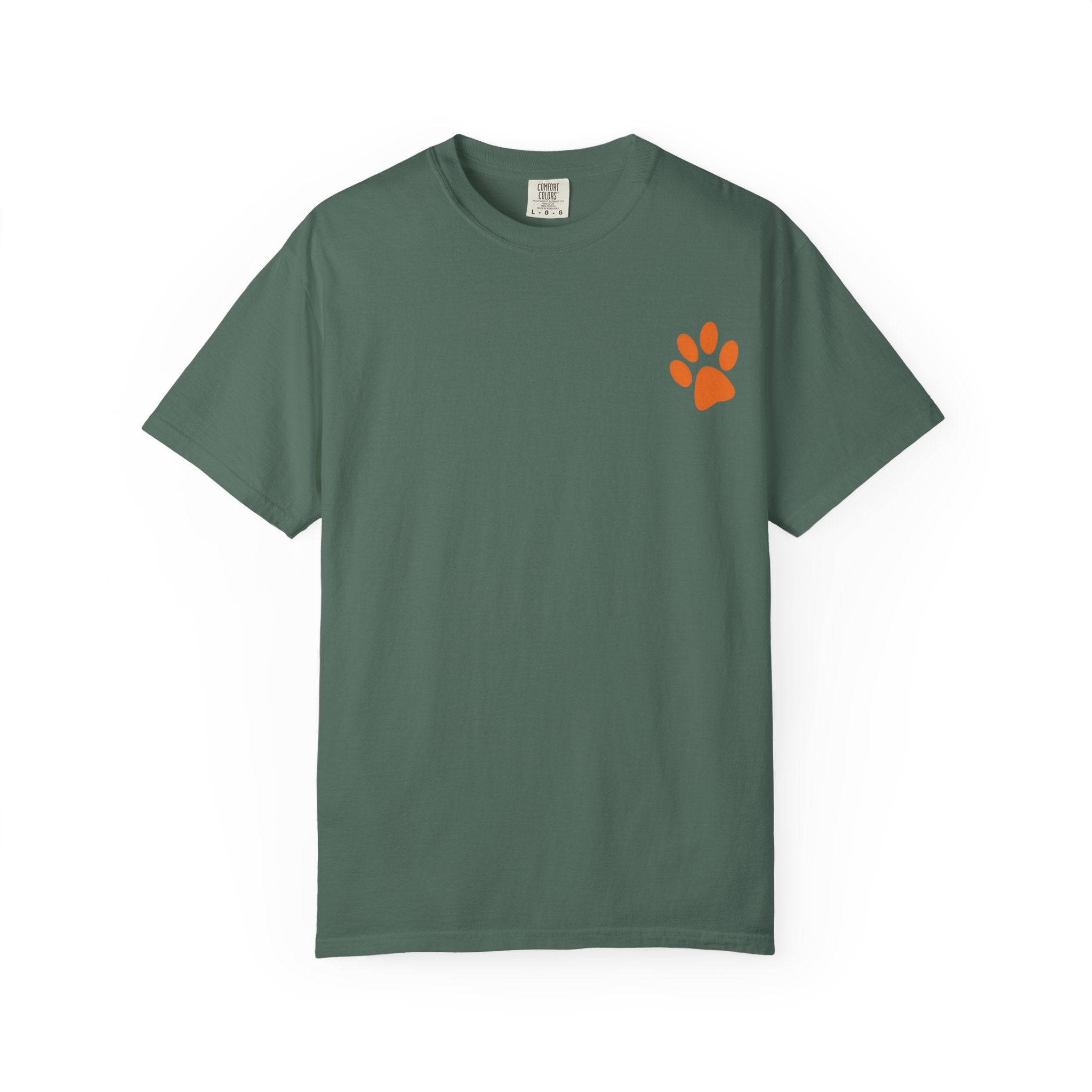 Bad Hair Day Puppy Adult T-Shirt | Paw Print Graphic