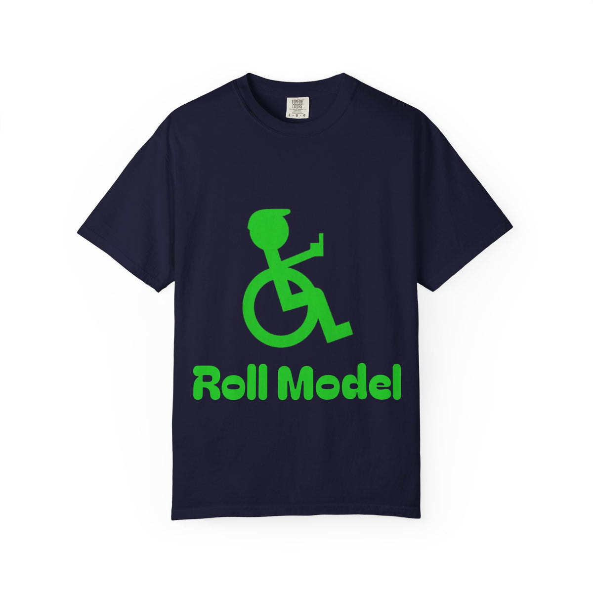 Roll Model Wheelchair Adult T-Shirt — Inclusive Disability Pride Tee