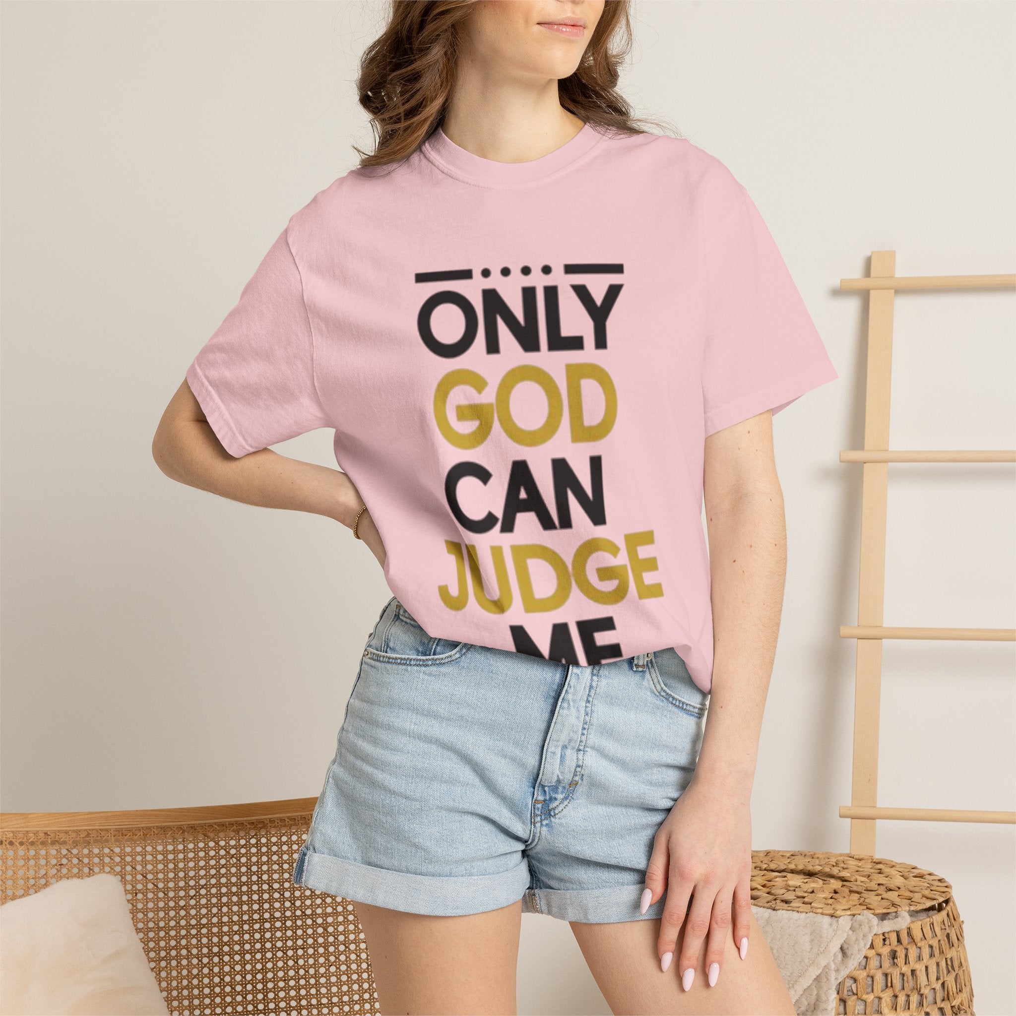 Only God Can Judge Me T-Shirt — Bold Faith Graphic Adult Tee