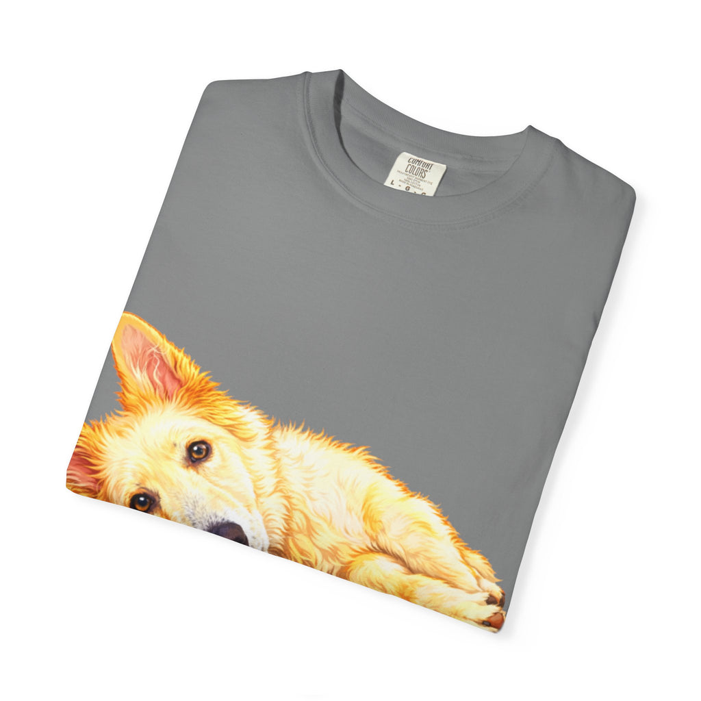 Dog Lover Adult T-Shirt — “Sorry I’m Late, I Saw a Dog” Graphic Tee