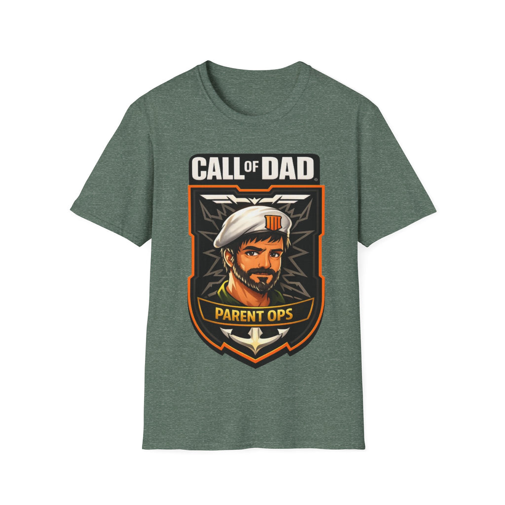 Call of Dad Adult T-Shirt — Parent Ops Gamer Dad Tee