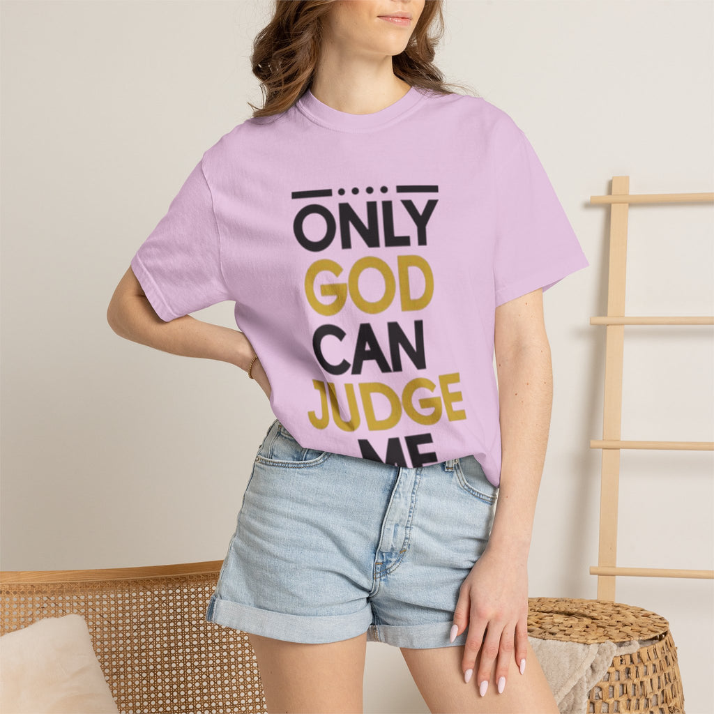 Only God Can Judge Me T-Shirt — Bold Faith Graphic Adult Tee